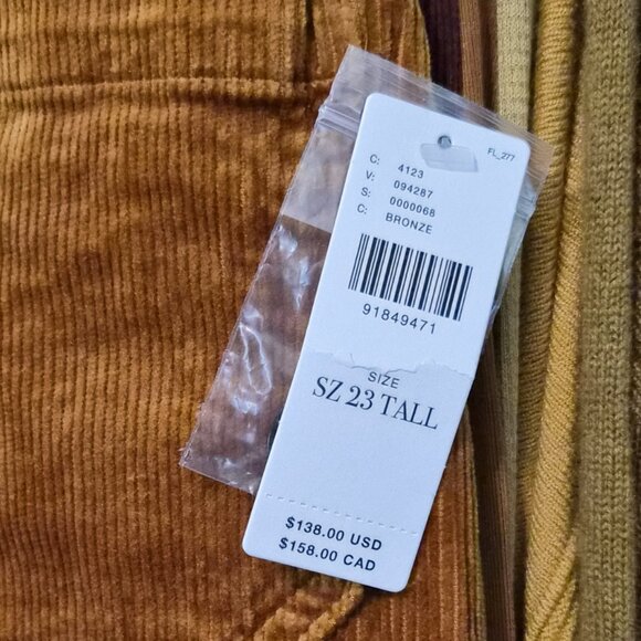 NWT Maeve Colette Corduroy Pants - Picture 3 of 8